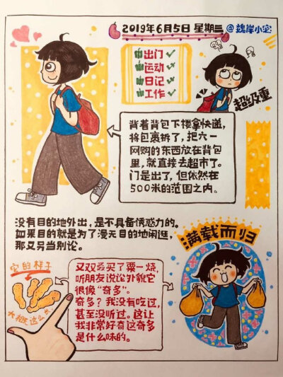 手帐日记)作者:魏岸小宓