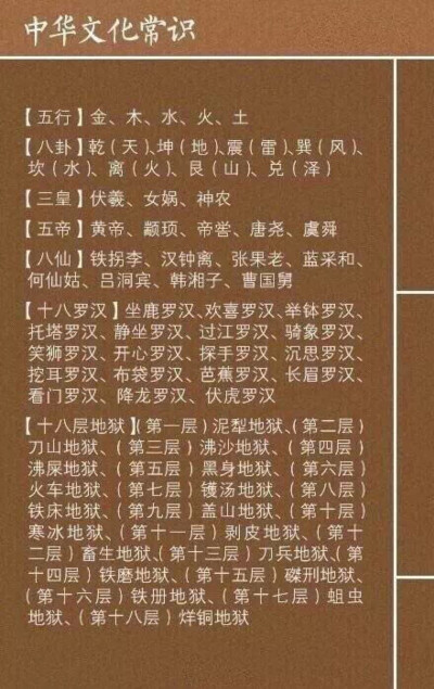 中华文化 博大精深