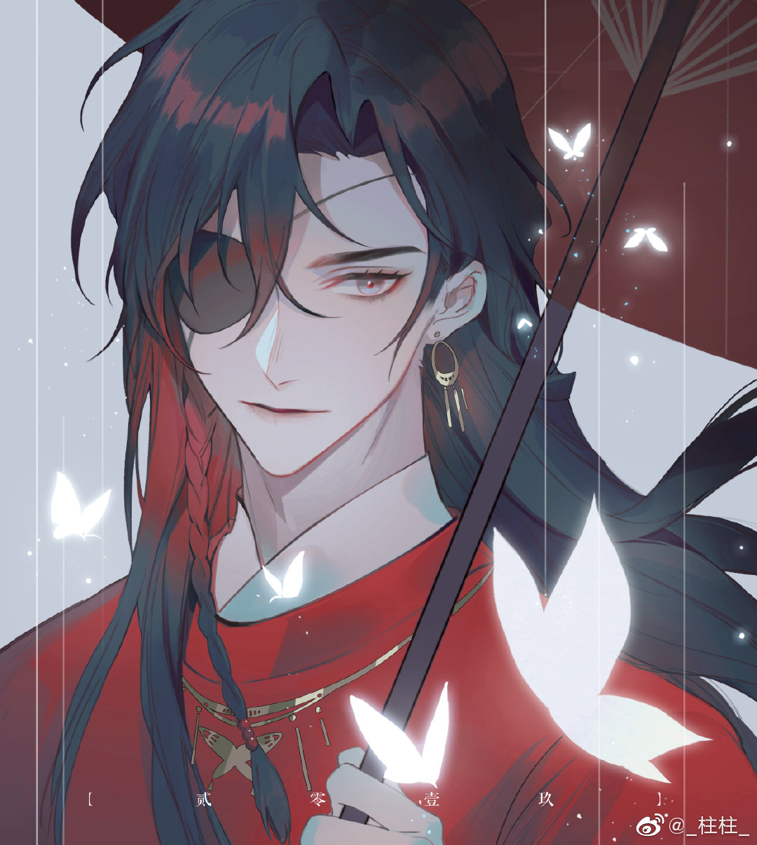 花城.《天官赐福》画师微博id【_柱柱_】