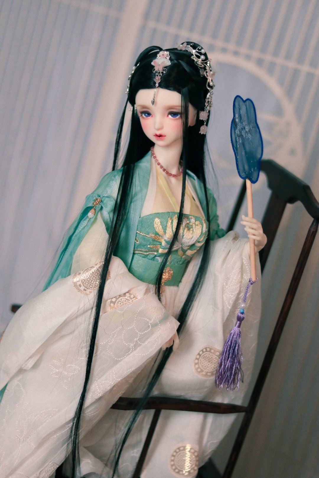 古风美人 sd娃娃 bjd 玩具 人偶 壁纸 萌物