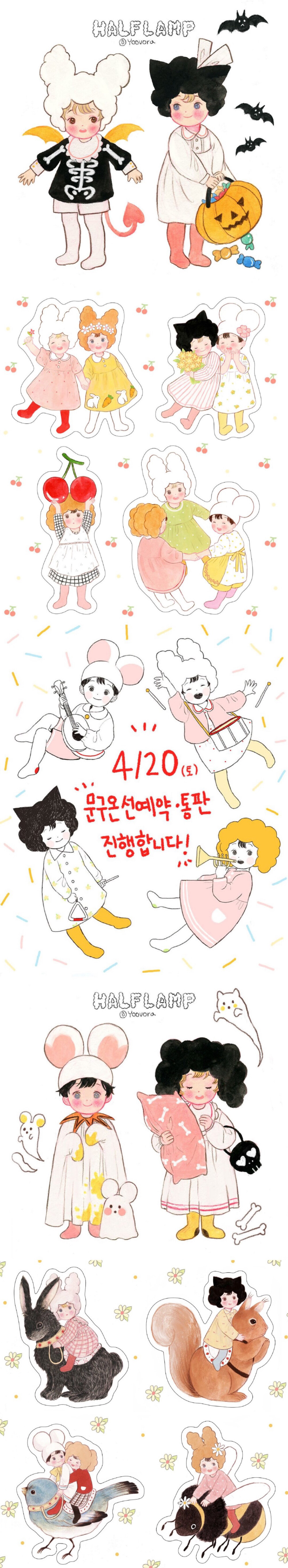 插画,韩国画师:yoovora