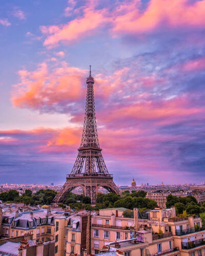 风景摄影 旅行 壁纸 巴黎 埃非尔铁塔