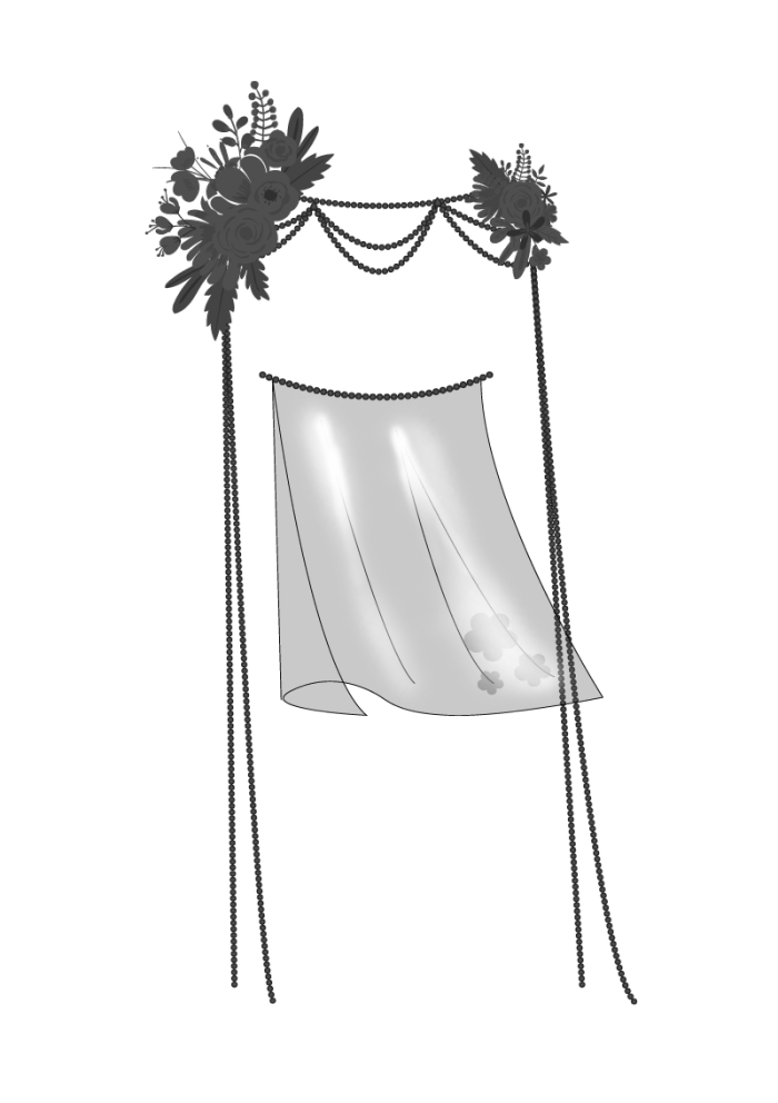 触漫专用 素材美人珠帘免扣素材来自阿绣吖 侵删致歉 堆糖 美图壁纸兴趣社区