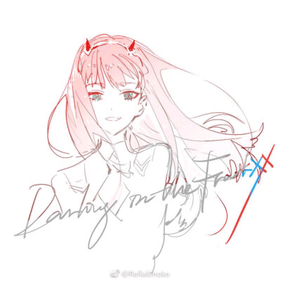 darling in the franxx/国家队 02 rella画师