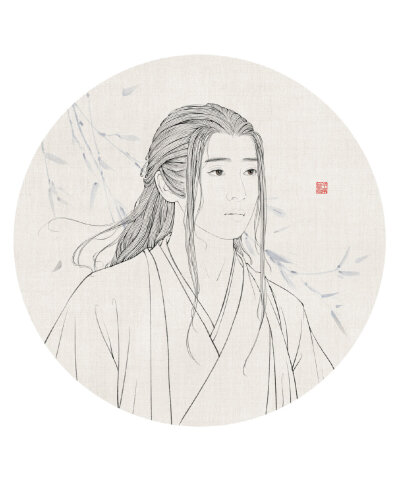 《陈情令》人物绘画