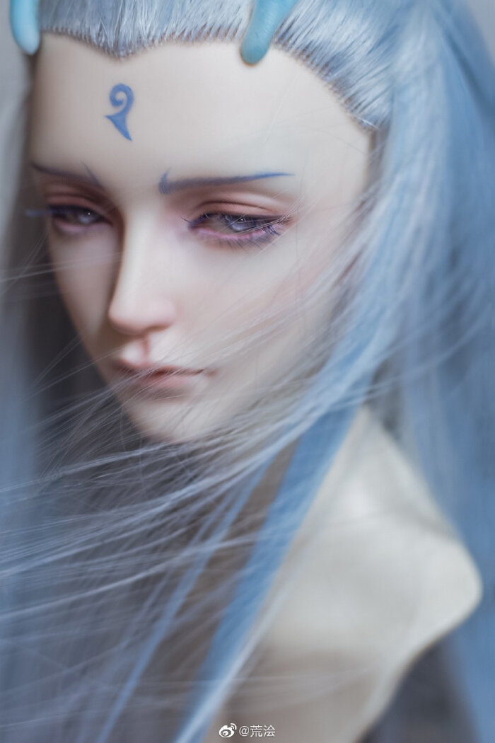 藕饼 娃娃bjd bjd妆面哪吒cos妆——as 卫玠 敖丙cos妆——freedom