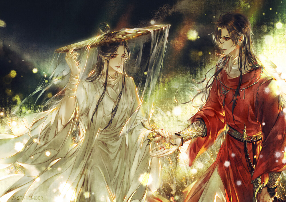 天官赐福 花怜 画师晻