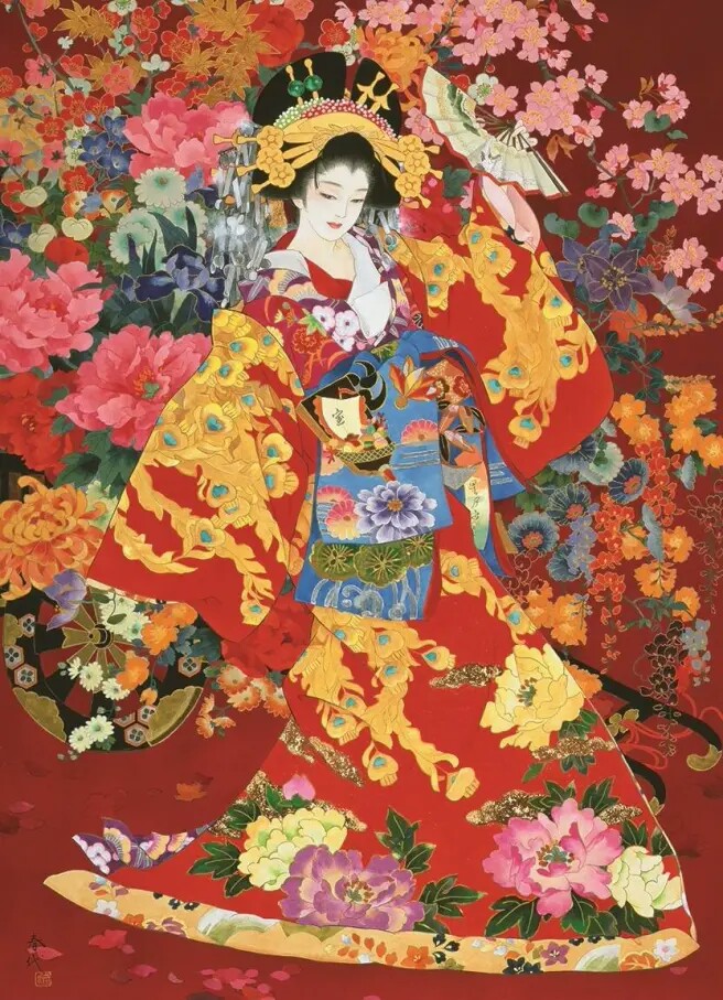 森田春代是生活在明治 昭和年间的日本浮世绘与西洋绘画相融合 堆糖 美图壁纸兴趣社区