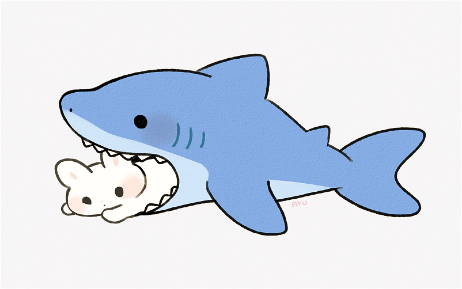 那些画儿-鲨鱼|插画|商业插画|Anika.Yang - 原创作品 - 站酷 (ZCOOL)