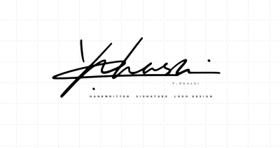英文签名设计丨handwritten signature logo