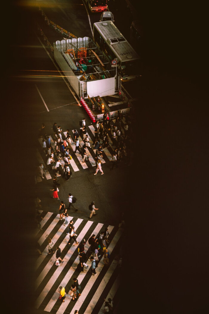 繁忙的都市街道