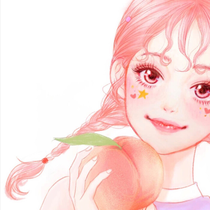 头像 动漫 插画 另类 独特 少女哇