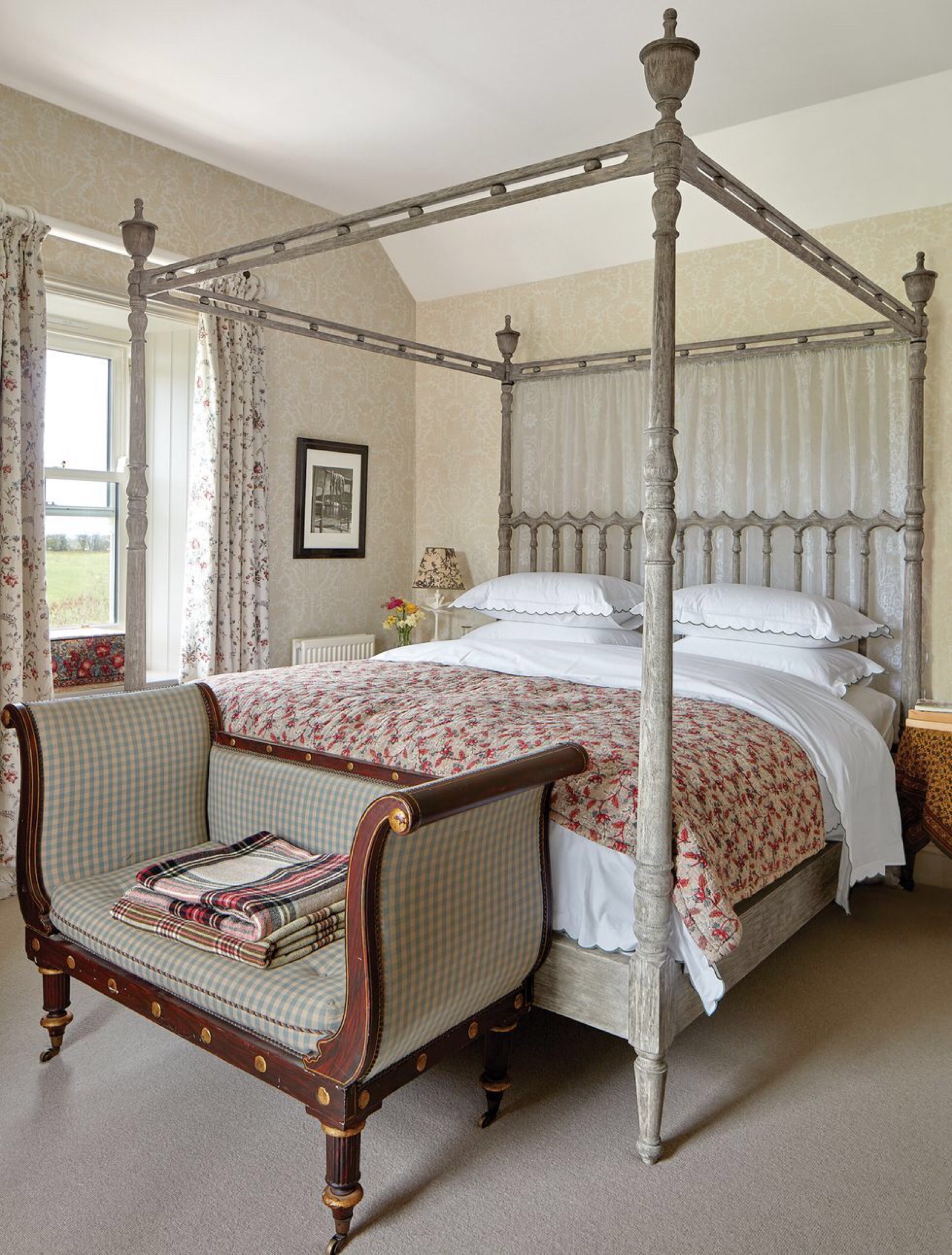英国室内装饰设计师rita konig布置的英格兰北部度假屋,当代与历史的