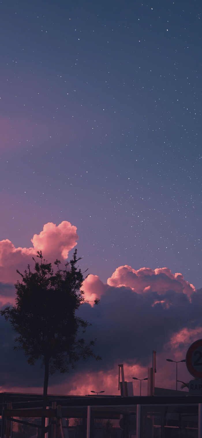 星星.月亮.天空.夜晚