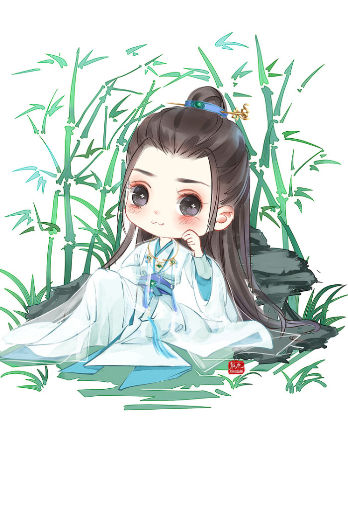 q版古风绘师魈尧