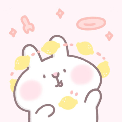 超可爱兔子和小猪头像 wb@一枚叫兔嗝儿的兔饼