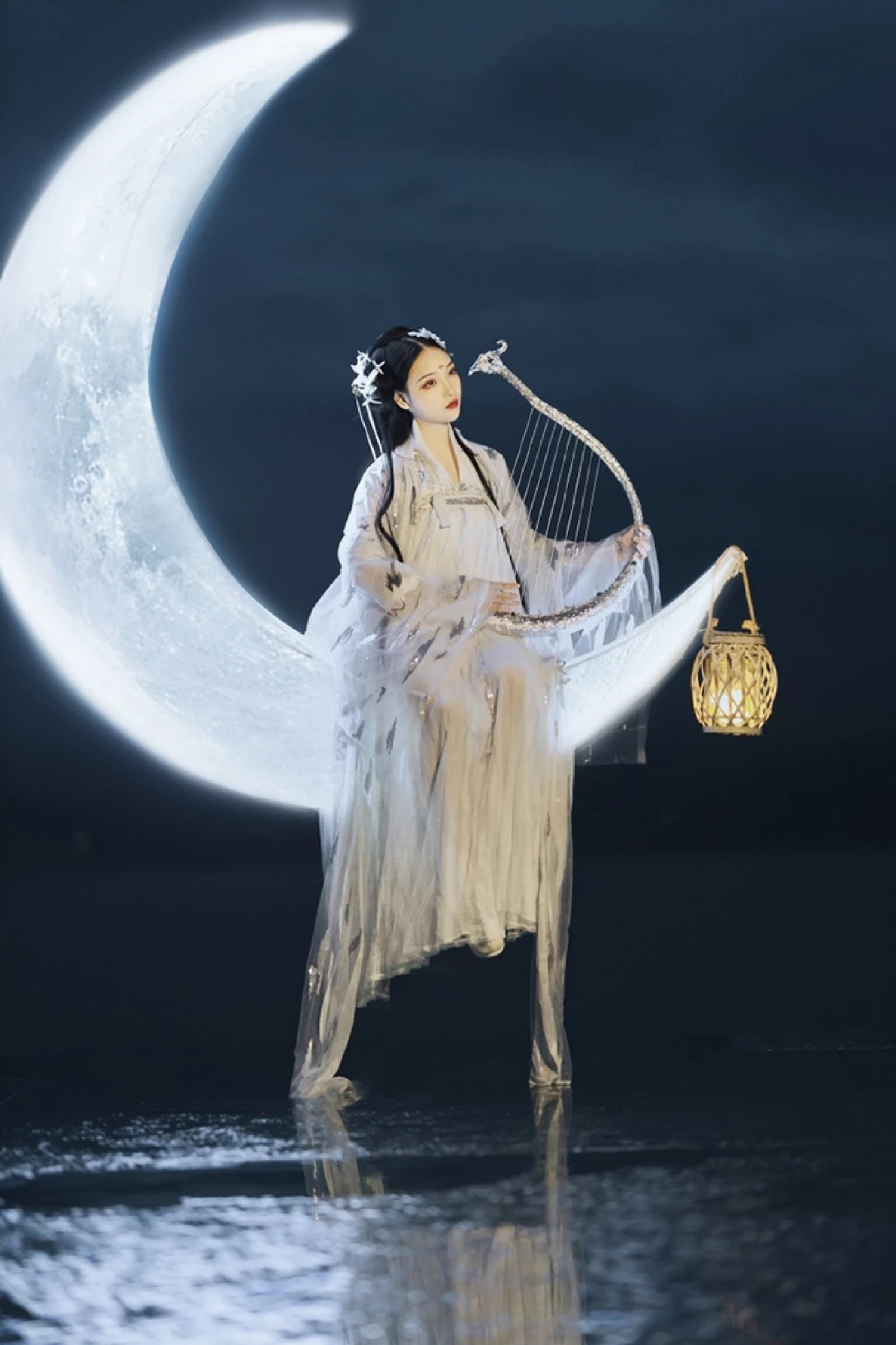 天上嫦娥也可怜,广寒宫里夜孤眠.早知人世相思苦,不若移居桂树边.