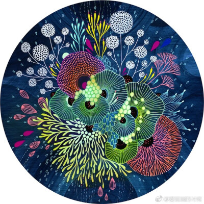 彩色线描