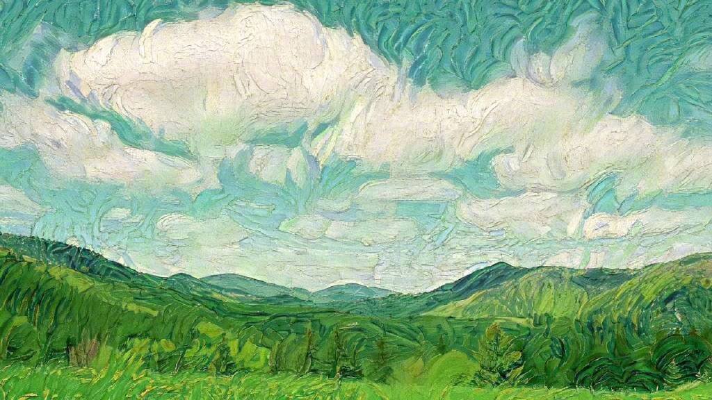 梵高绿色系