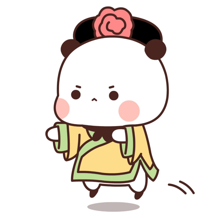 情侣头像,小熊猫一二,微博@黄小B