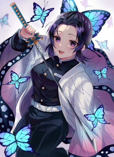 鬼灭之刃# 蝴蝶忍 画师:parum