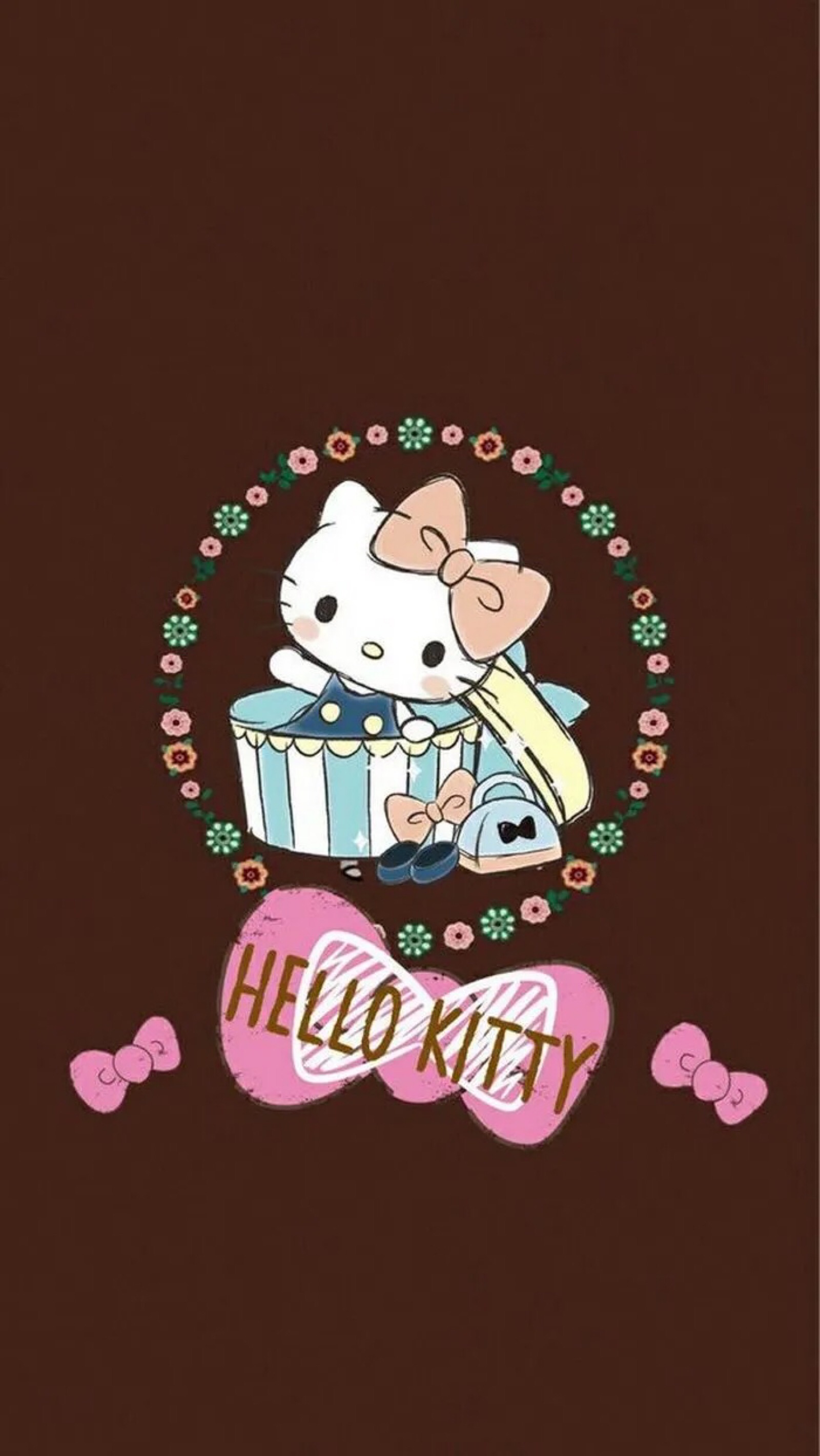 iPhone 壁纸 Hello Kitty 凯蒂 KT猫 - 堆糖，美图壁纸兴趣社区