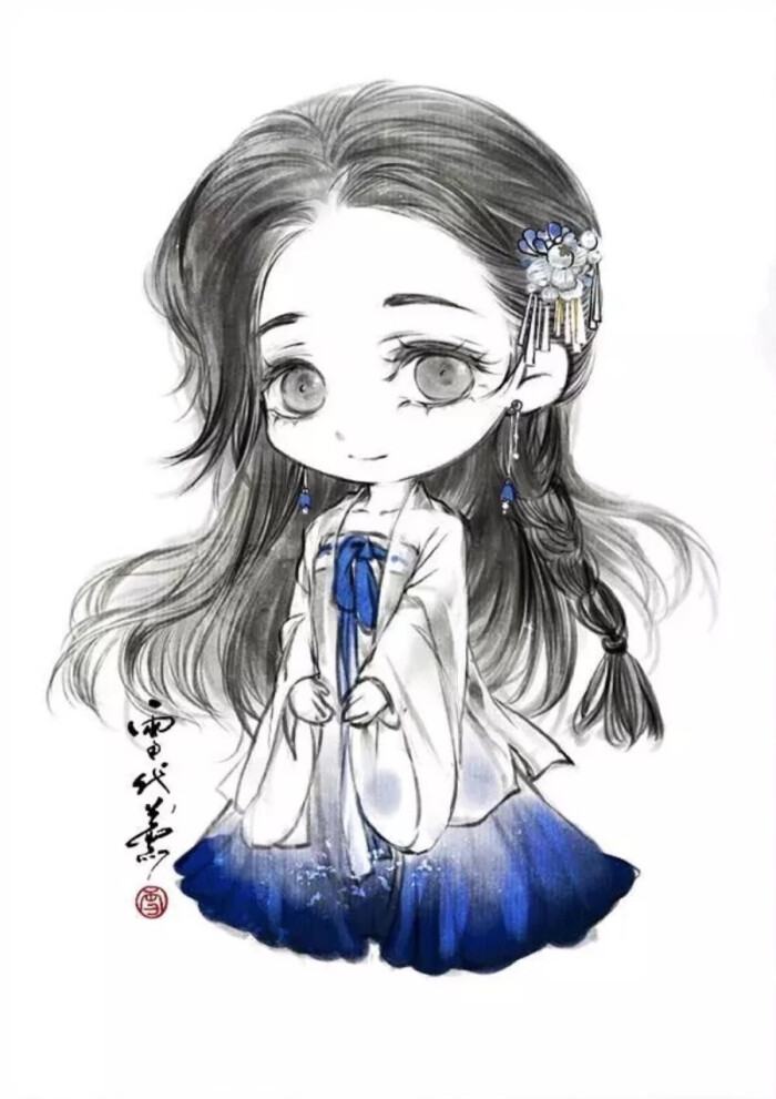 q版古风萌图
