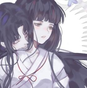 情头#犬夜叉 奈桔#奈落 桔梗自截:唐九日常赶稿