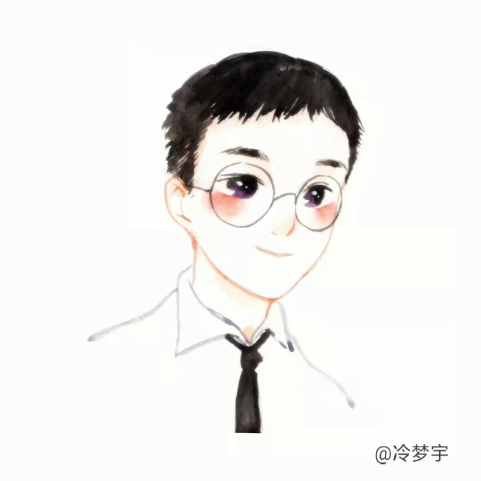 专属头像设计板绘-水色