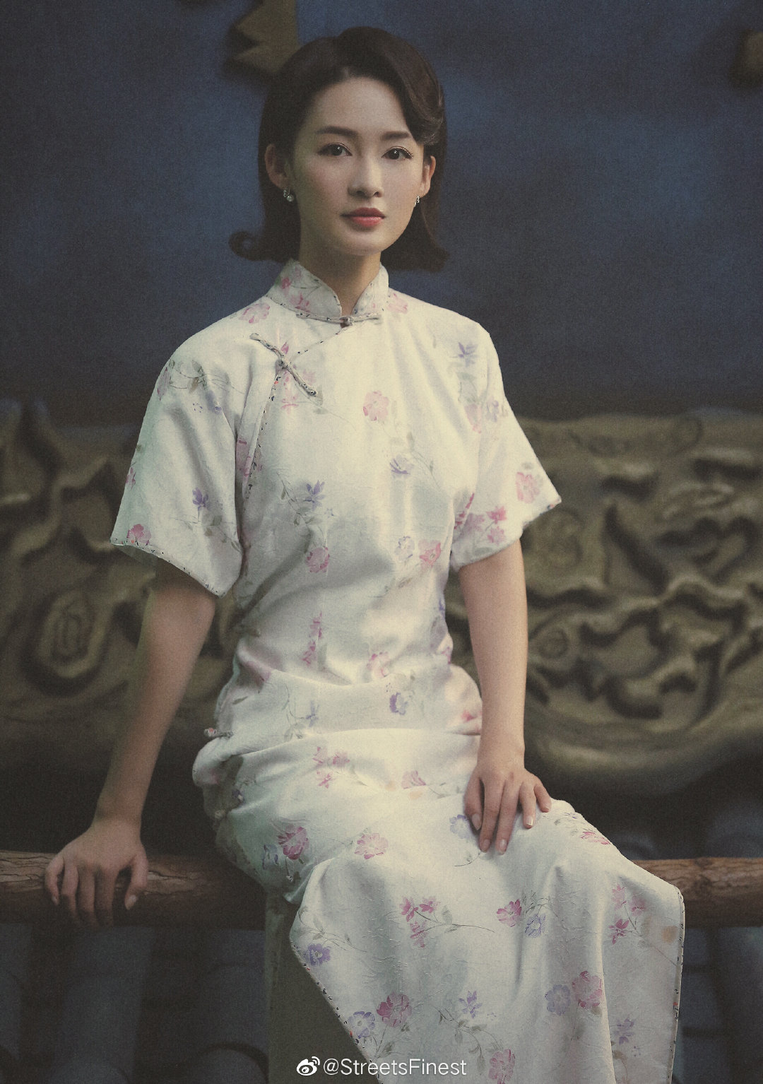 李沁旗袍造型##李沁演的林徽因#是古典温婉的气质美人啊
