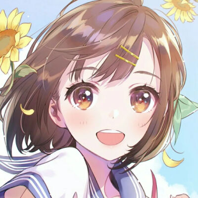 运动女孩动漫头像