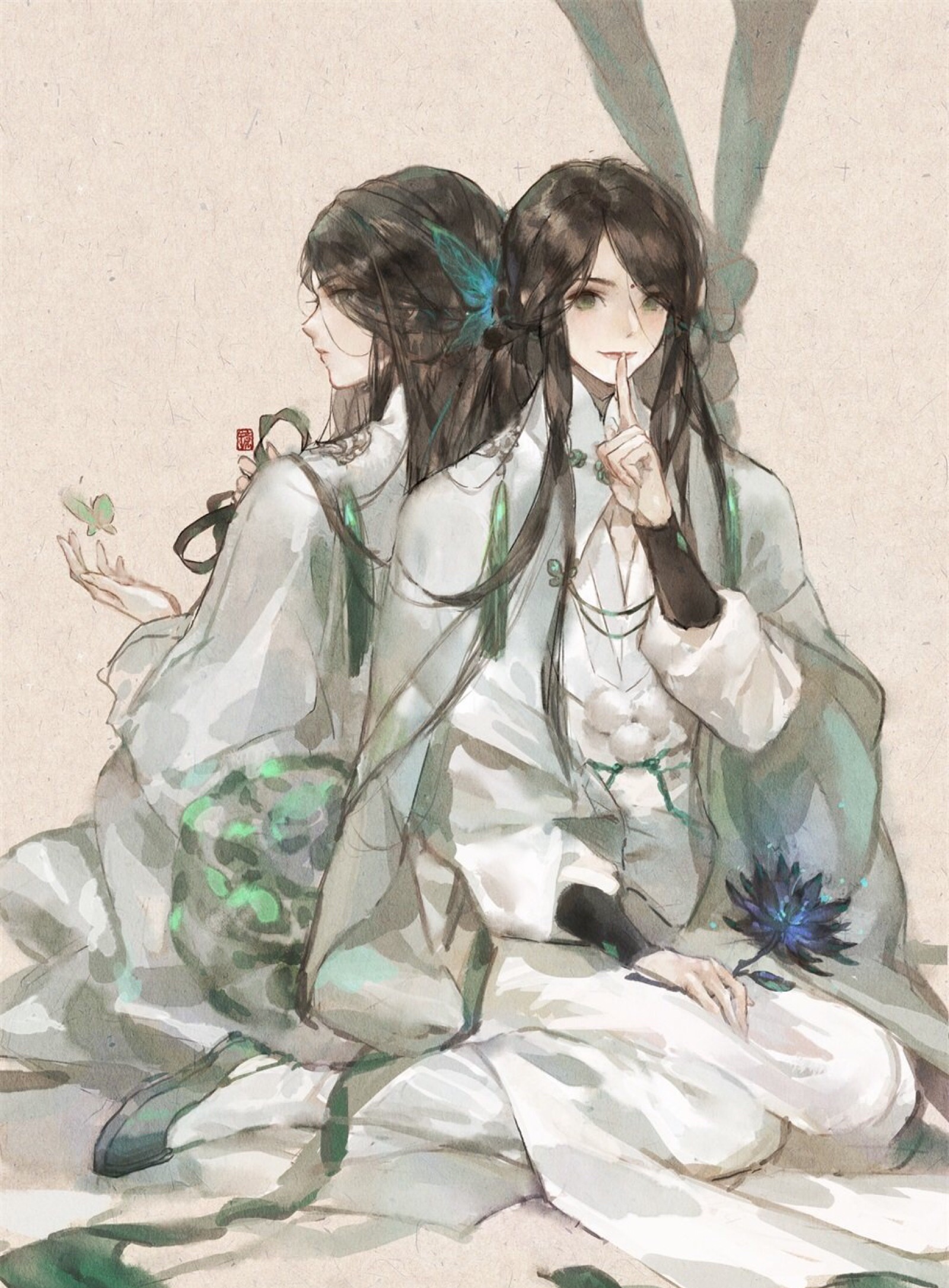 蝶骨美人席/师昧 vb:深山老镜