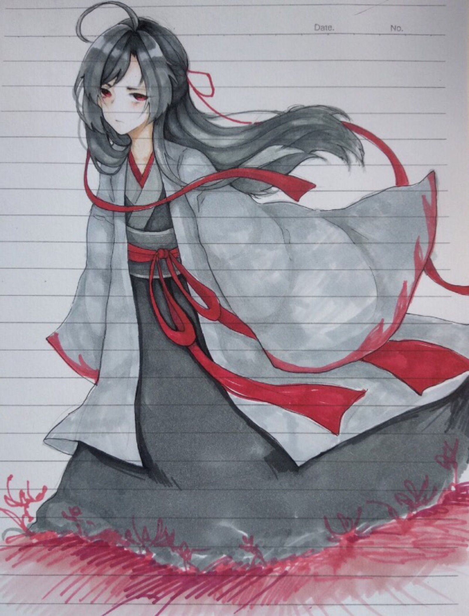 魔道祖师手绘