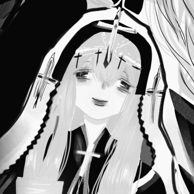 修女 动漫 女头 软妹(本人原创二转发标)