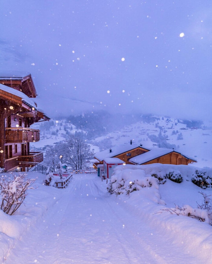 瑞士雪景*