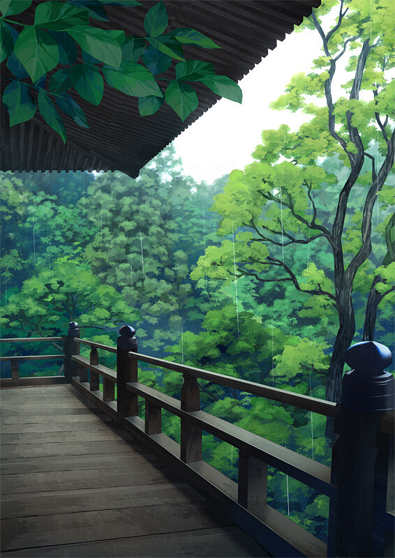 下雨天 - 堆糖,美图壁纸兴趣社区