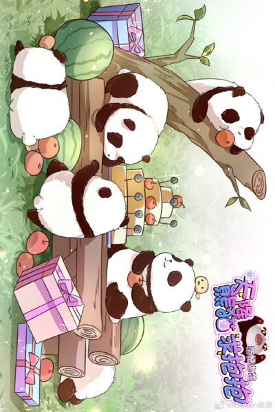 [cp]#动漫美图## 漫画新作《萌妃来袭:天降熊猫求抱抱》各大平台都