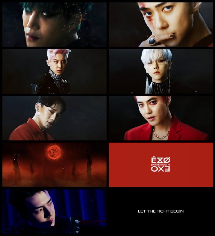 "k-pop王者 exo超话,正规6辑#obsession》进入回归倒计时