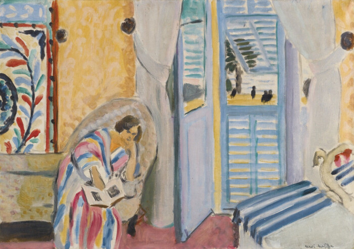 窗边的女人 | 法国艺术家亨利·马蒂斯( henri matisse)