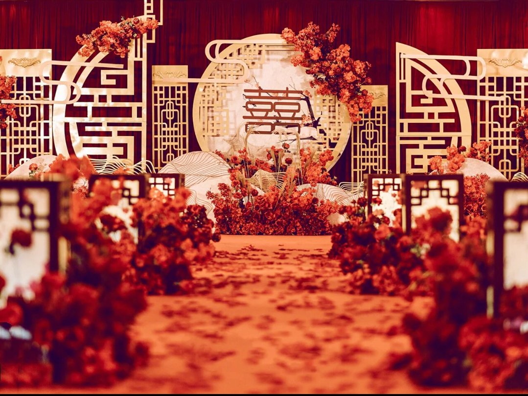淡雅新中式婚礼设计|空间|舞台美术|_小鱼干儿 - 原创作品 - 站酷 (ZCOOL)