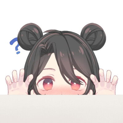 qq头像丸子头女