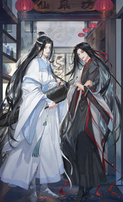 点赞  评论  蓝忘机 画师:璎珞 0 66 茧  发布到  魔道祖师 图片