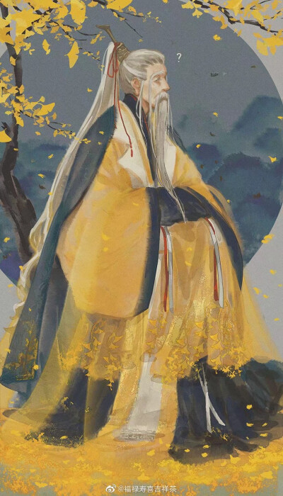 古风 千年银杏树拟人