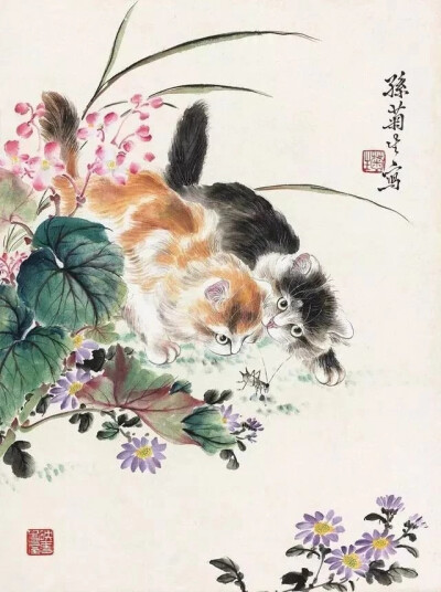 国画猫咪