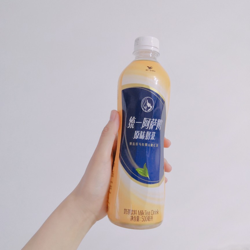 【日常饮品】 喝个水饱呀 统一阿萨姆原味奶茶