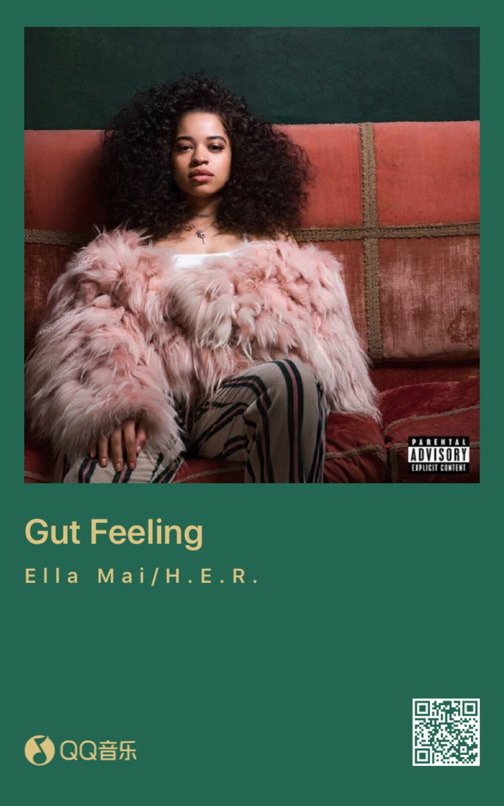 r. 【gut feeling(explicit)】 ella mai的boo"d up也好听