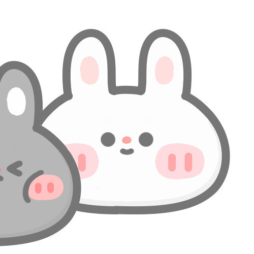 兔子可爱情侣头像