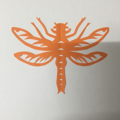 蜻蜓剪纸