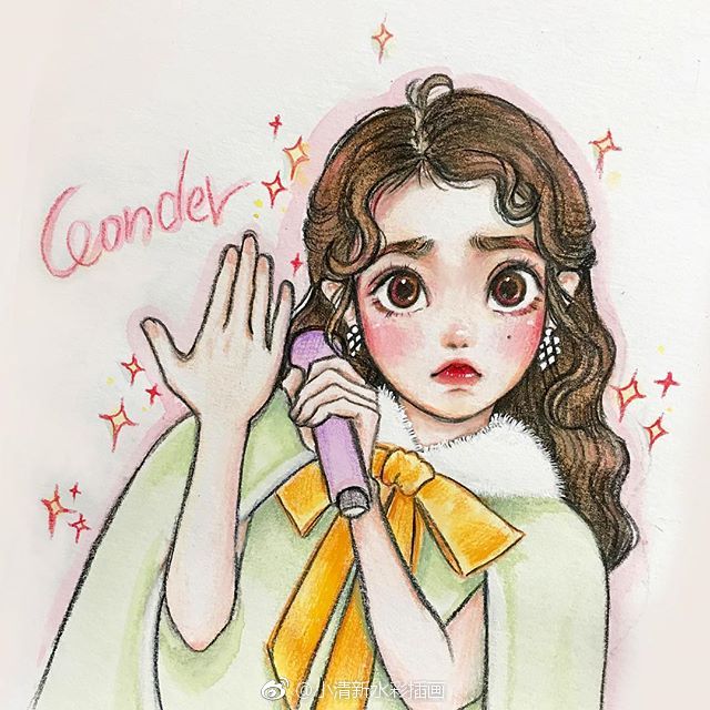 来自韩国插画师ins:wonder_iu