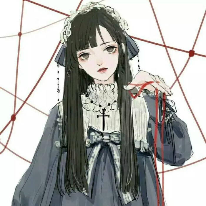 二次元洛丽塔女头